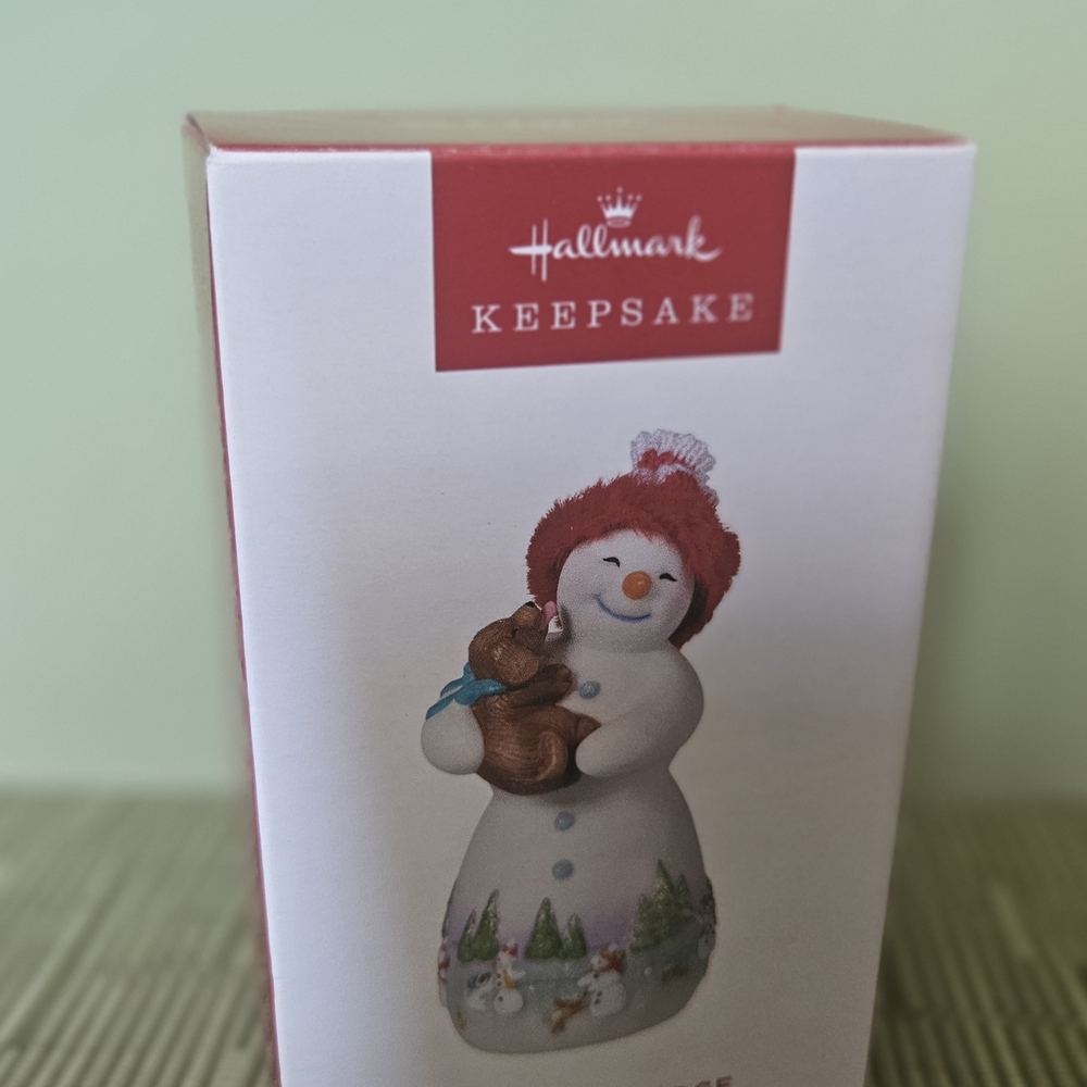 2022 Special Edition Hallmark Keepsake Snowtop Lodge Snowman Ornament